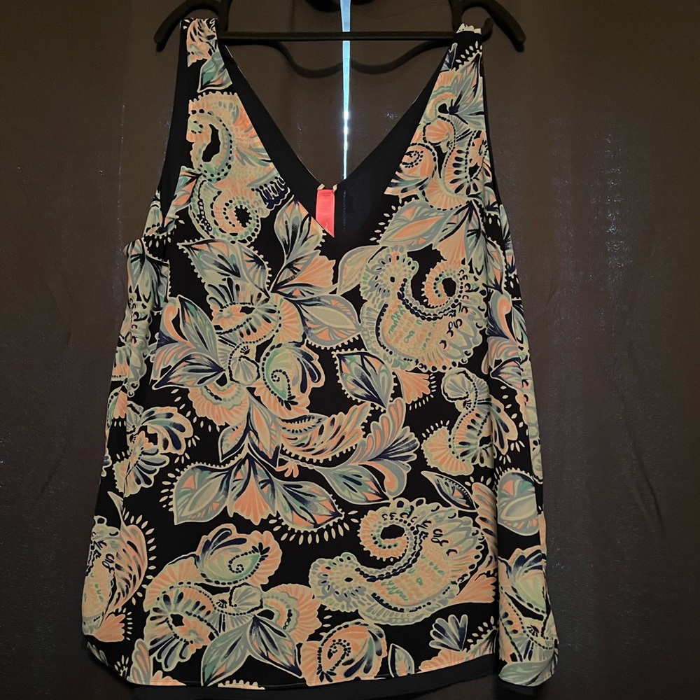 Lilly Pulitzer reversible Florin tank